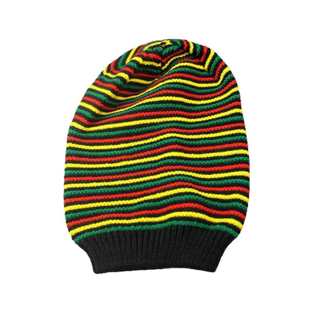Winter Hip Hop Bob Jamaican cap Rasta Reggae Hat Multi-colour Striped Beanie Hats For Men Women new style Male Beanie Caps Gorro