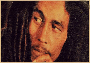 keep calm and smoke weed Jamaican reggae style kraft paper poster p015