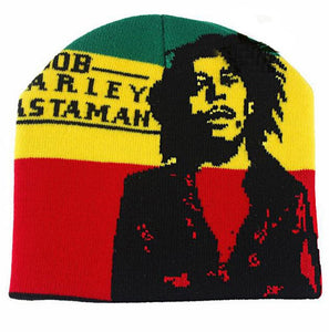 2016 Fashion men hats women and men Jamaican knit beanie Rasta hat Winter hats caps BOBMARLEY hats for women and men