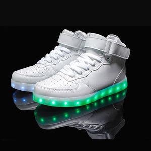 Golden / Silver LED Sneakers - Shoes