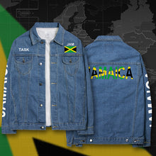 Jamaica JAM Jamaican denim jackets men coat men's suits jeans jacket thin jaquetas 2017 sunscreen autumn spring nation flag